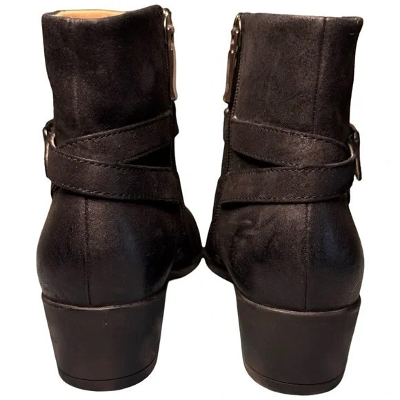 Dansko Black Leather Ankle Boots Size 39 - Picture 5 of 8